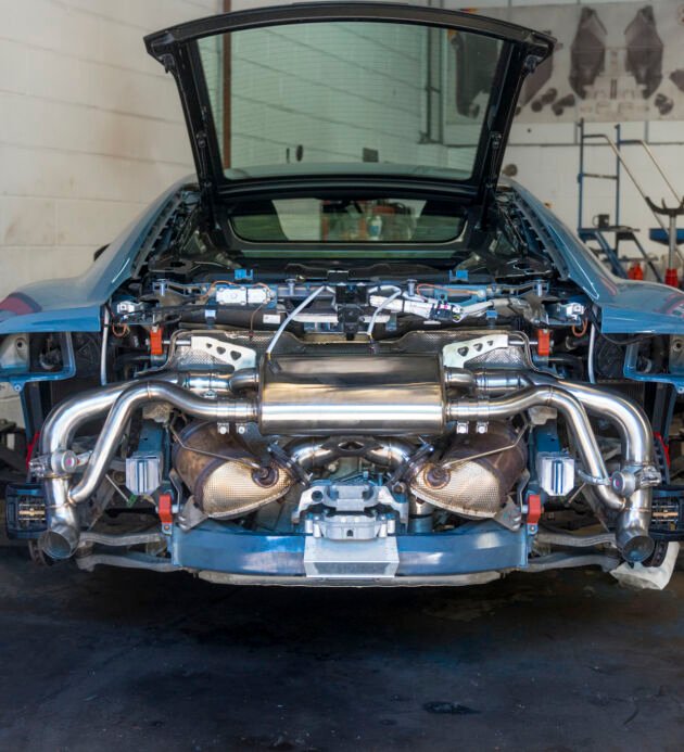 Audi R8 Valved Exhaust