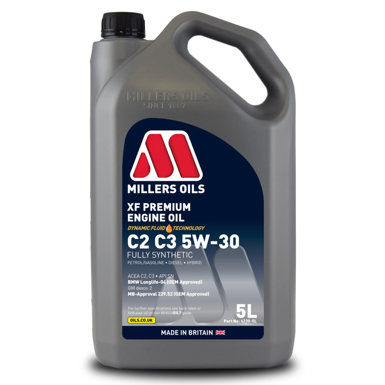 5L Millers XF Premium C2 C3 5W-30